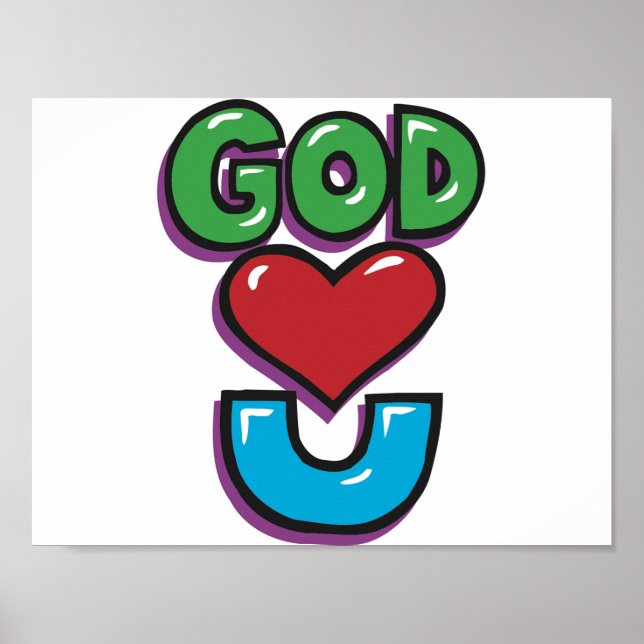 God Loves You Poster (Front)