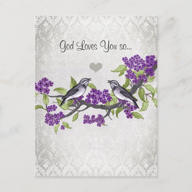 God Loves You So... Postcard (Front)