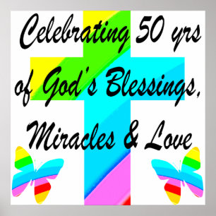 GOD LOVING 50TH POSTER