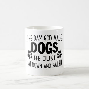 GOD MADE DOGS COFFEE MUG