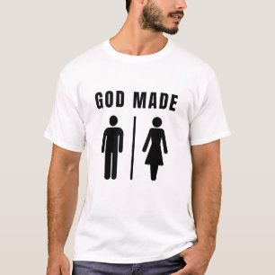 God Made Man & Woman T-Shirt