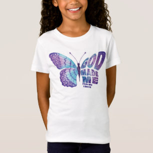 GOD Made Me Psalms 139:14 Women & Girls Christian T-Shirt
