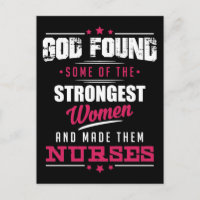 God Made Nurses Hilarious Profession Design