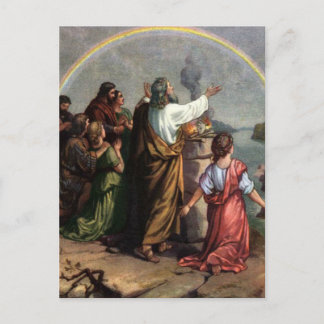 God Makes a Promise to Noah Postcard
