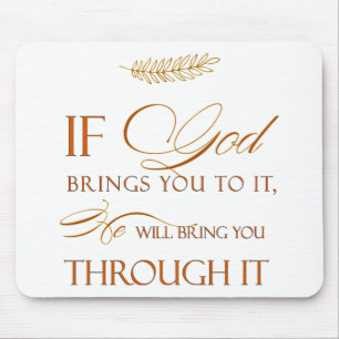 God Makes Away Mouse Mat
