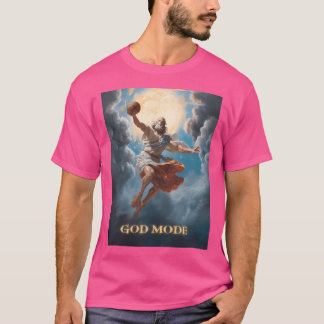 God Mode Funny Basketball T-Shirt
