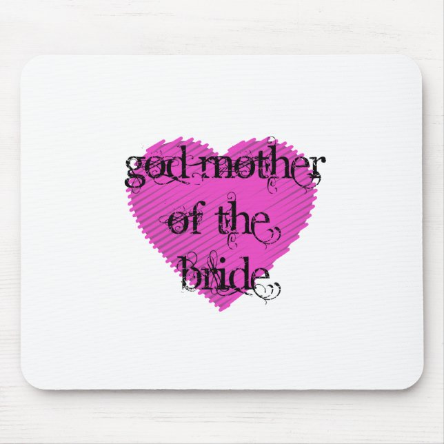 God Mother of the Bride Mouse Mat (Front)