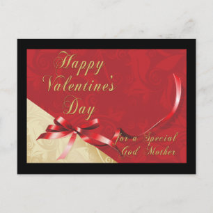 God Mother Valentine Postcard