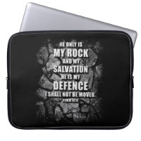 GOD My Rock & Salvation – Christian Faith Verse T