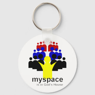 God MySpace Key Ring