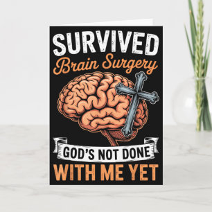 God Not Done Brain Tumor Jesus Christian Bible Bra Card