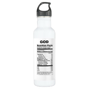 God: Nutrition Facts 710 Ml Water Bottle
