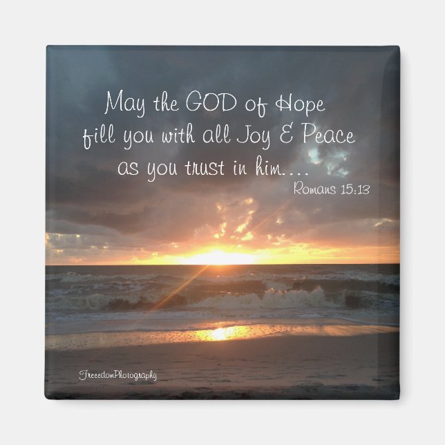 God of Hope Magnet (Front)