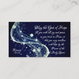 God of Hope, Romans 15:13 Bible Verse Business Card