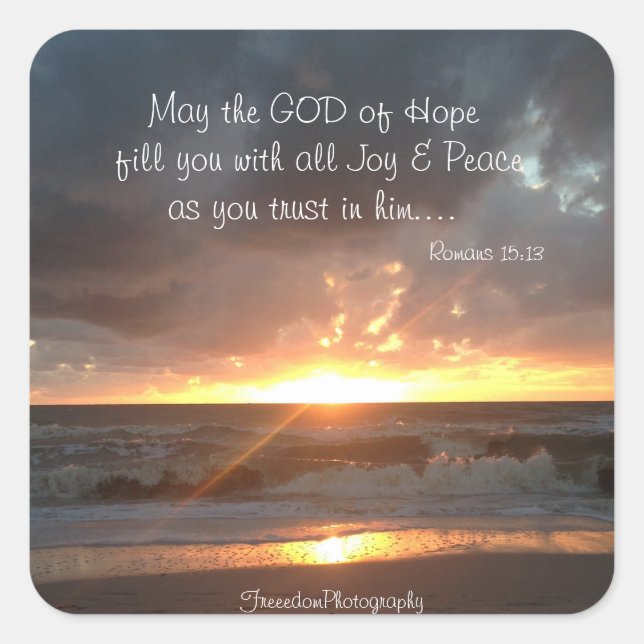 God of Hope Sticker (Front)