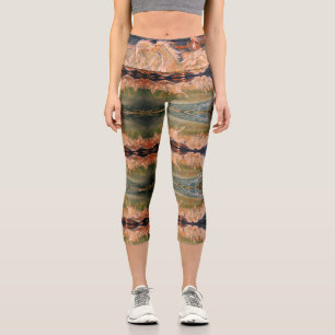 God of the Sea King Neptune Capri Leggings