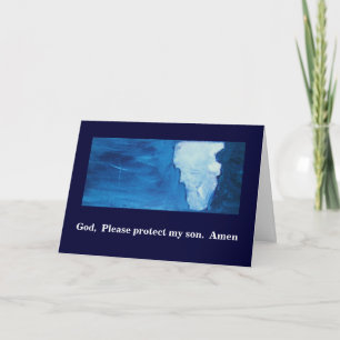 GOD, PLEASE PROTECT MY SON CARD