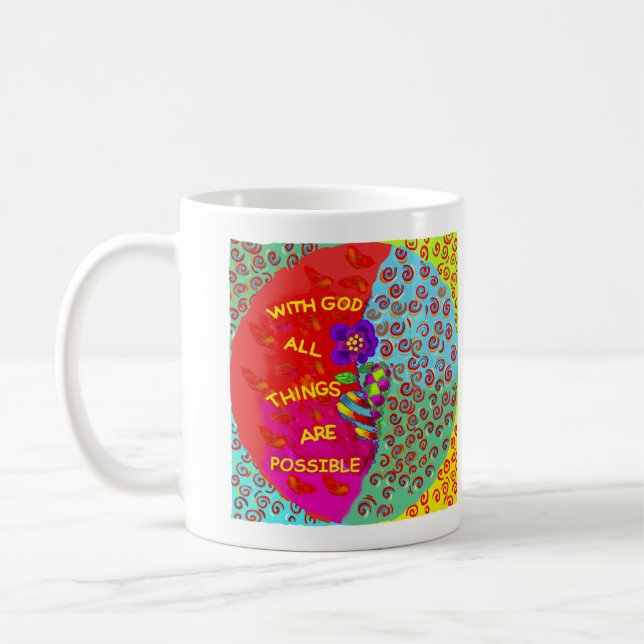  God Power Christian Mug (Left)
