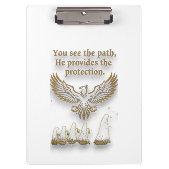 God protection clipboard (Front)