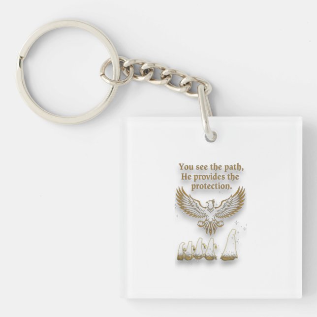 God protection key ring (Front)