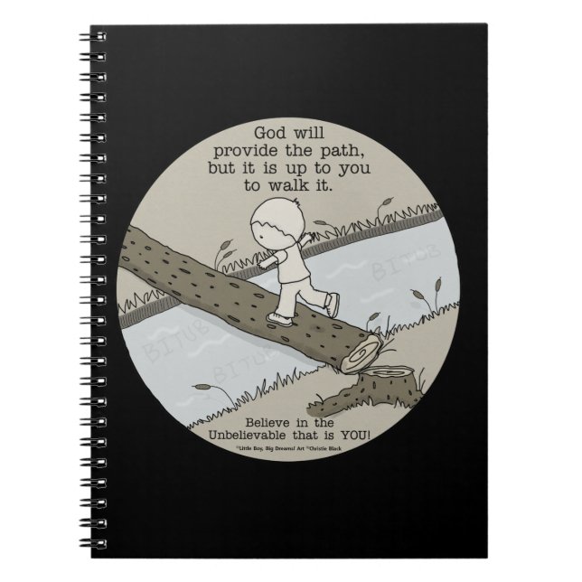 God Provides a Path Notebook (Front)