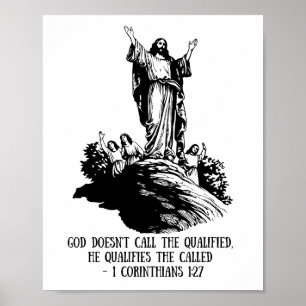 God Qualifies the Called, Corinthians Poster