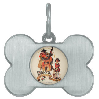 God Rest Ye Merrie Gentlemen Pet Name Tag