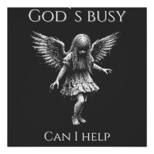 God’s Busy – Demon Girl Poster
