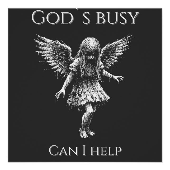 God’s Busy – Demon Girl Poster (Front)