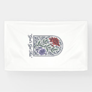 God’s Got This Vintage Floral Faith Banner