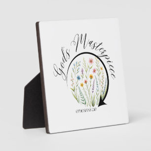 God’s Masterpiece Ephesians 2:10 Bible Verse Plaque