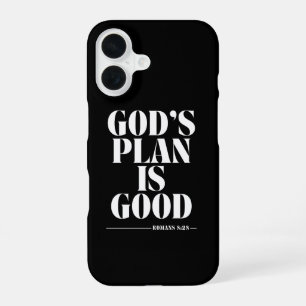 God’s Plan Is Good – Romans 8:28 iPhone 16 Case