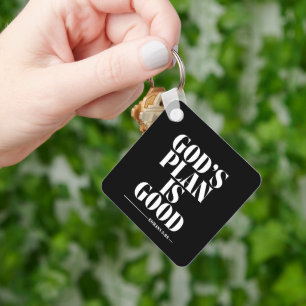 God’s Plan Is Good – Romans 8:28 Key Ring