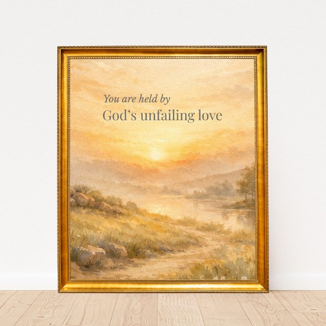 God’s Unfailing Love Christian Encouragement Poster (Creator Uploaded)