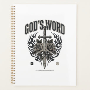 God’s Word Sword & Roses Vintage Christian Planner