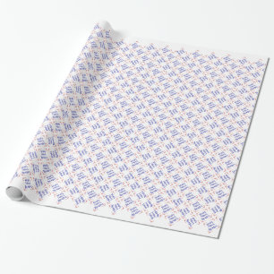 God Said It! Four Red Flowers  Wrapping Paper