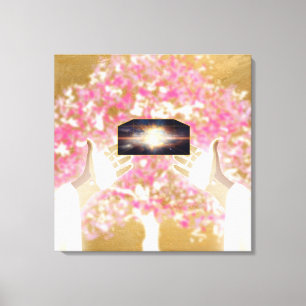 God said, Let there be light Canvas Print