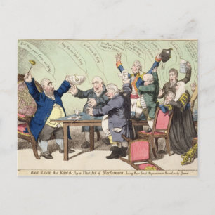 God Save the King, by a new set of performers, bei Postcard