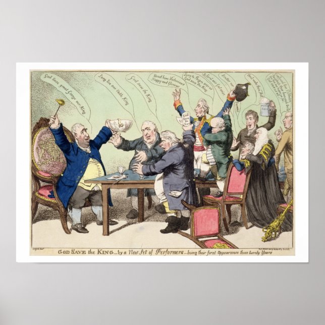 God Save the King, by a new set of performers, bei Poster (Front)