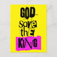 God Save The King Charles British Royal Monarch H