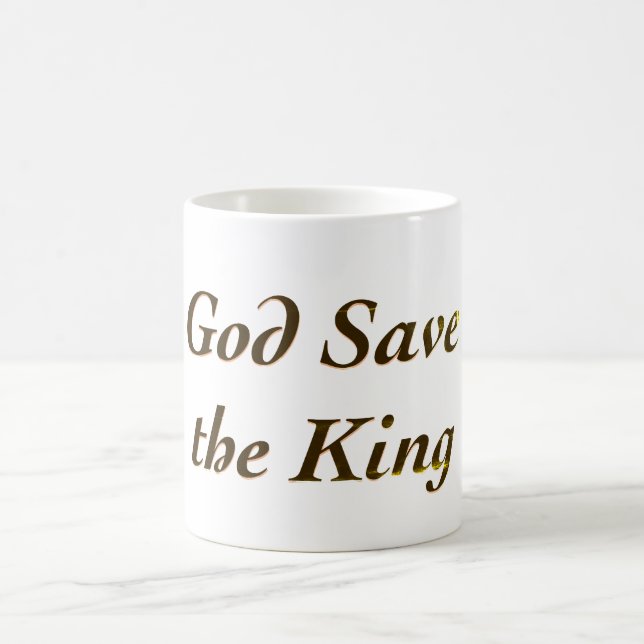 God Save the King Coffee Mug (Center)