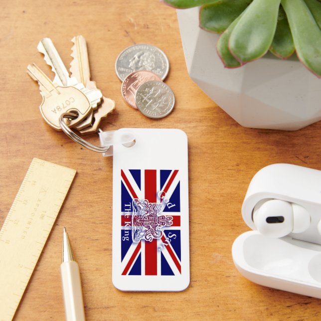 God Save the King Commemorative Keychain (Desk)