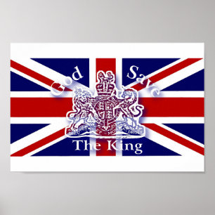 God Save the King Commemorative Poster