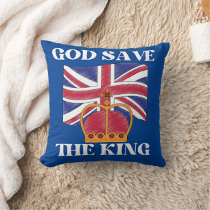God save the king ,prince Charles Cushion