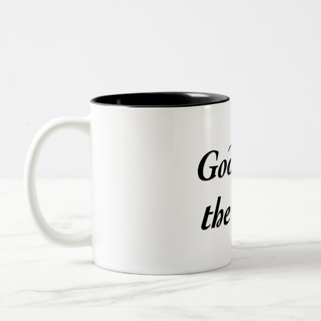 God Save the King Two-Tone Coffee Mug (Left)