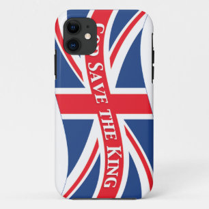 God Save the King with Union Jack iPhone 11 Case