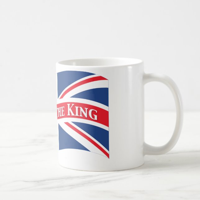 God Save the King with Union Jack Coffee Mug (Right)