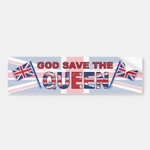 God save the Queen Bumper Sticker