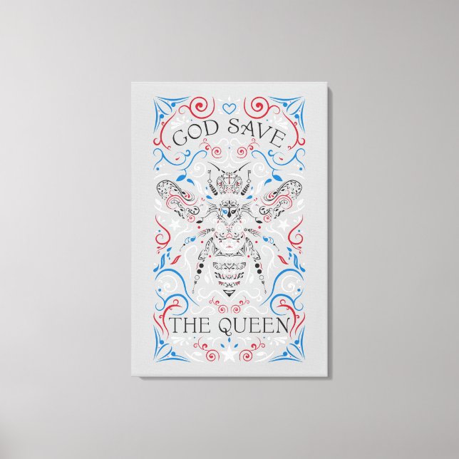 god save the queen canvas print (Front)