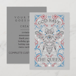 god save the queen invitation